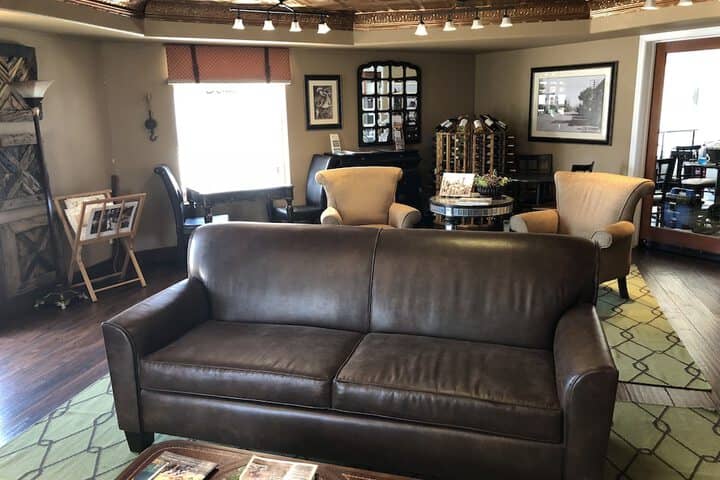 Lobby sitting area