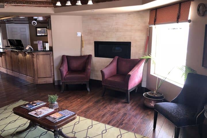 Lobby sitting area