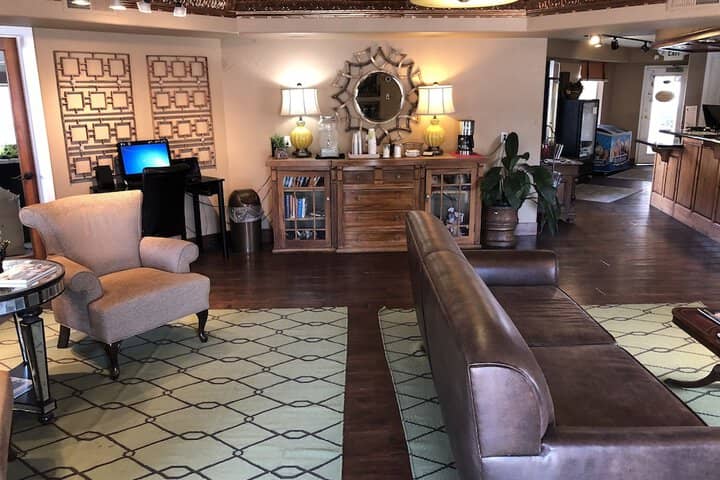 Lobby sitting area